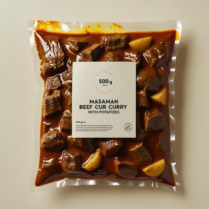 Massaman Beef Curry Family Feed by The Yum Fork Co

