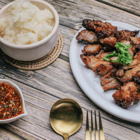BBQ pork char siu ready meal by The Yum Fork Co