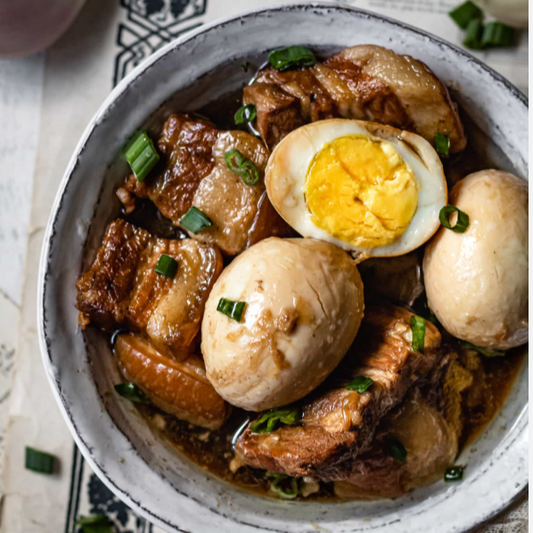 Braised Pork Belly Family Feed by The Yum Fork Co